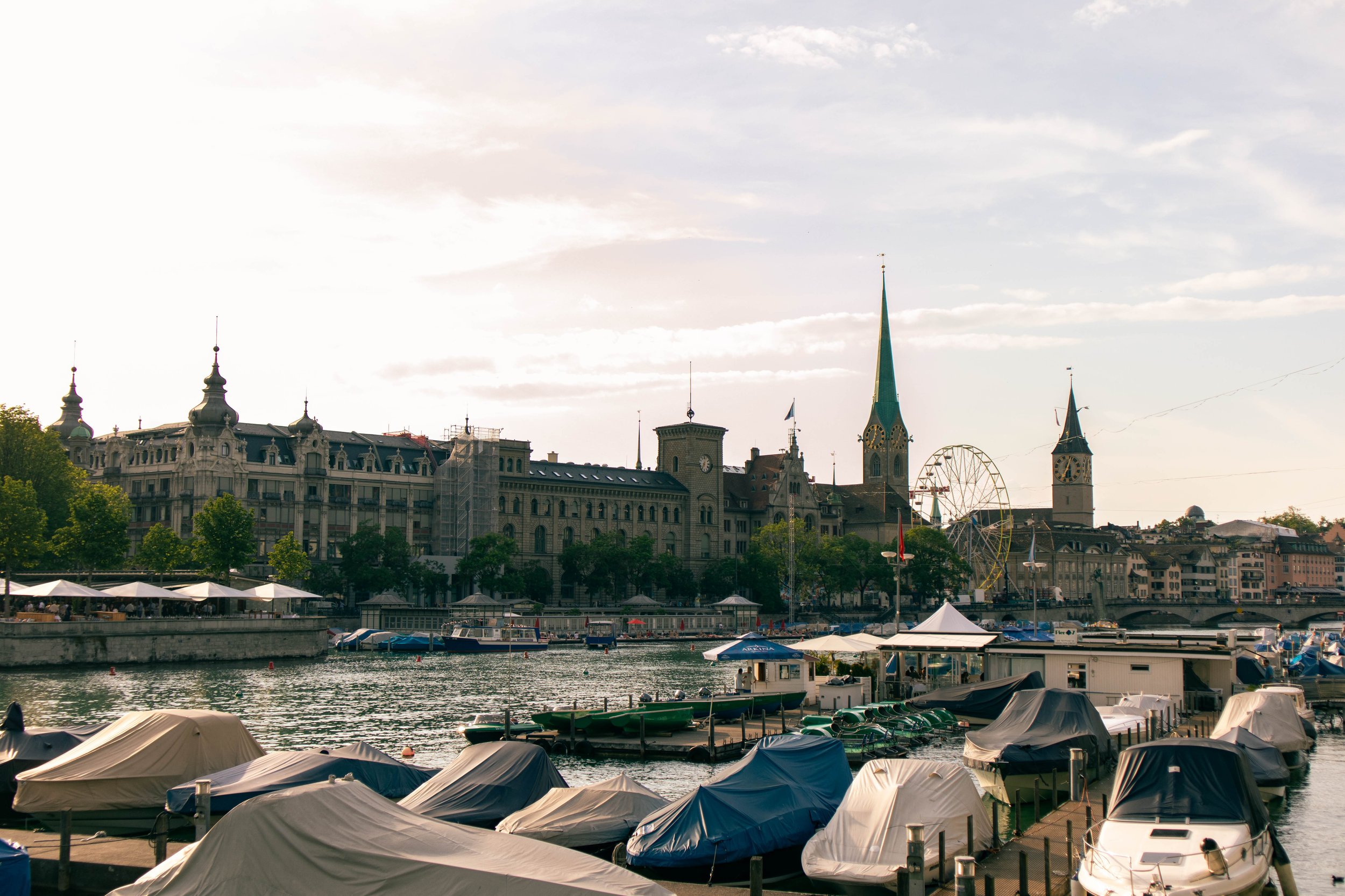 Zurich city view